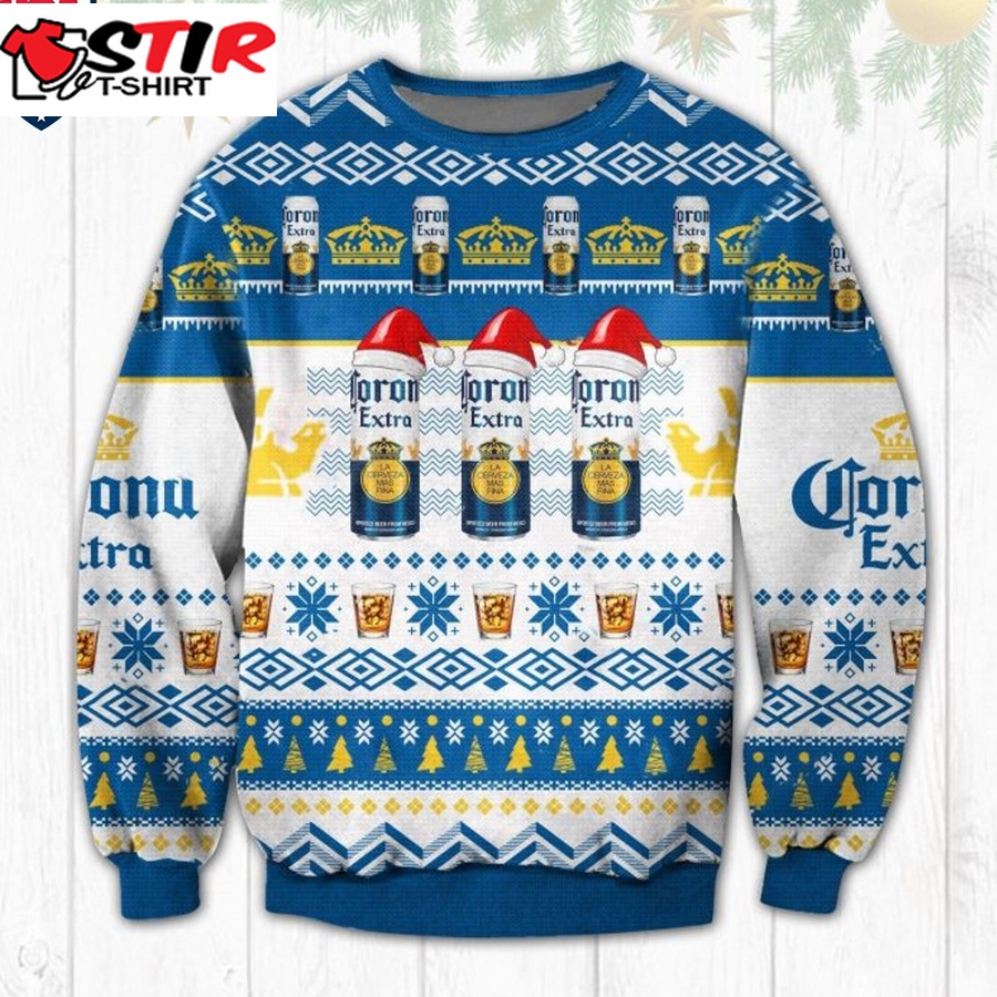 Hot Corona Extra Ver 2 Ugly Christmas Sweater
