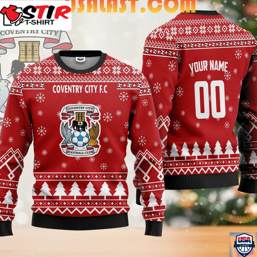 Hot Coventry City Fc Ugly Christmas Sweater Red Version