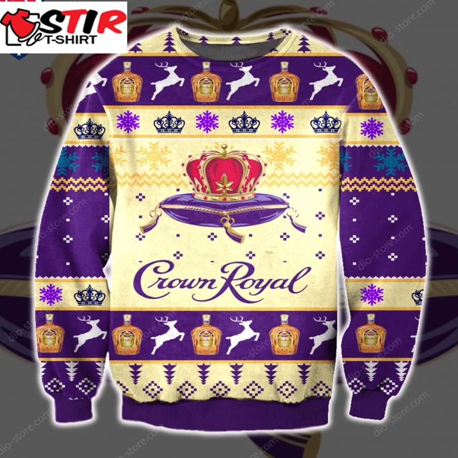 Hot Crown Royal Ugly Christmas Sweater