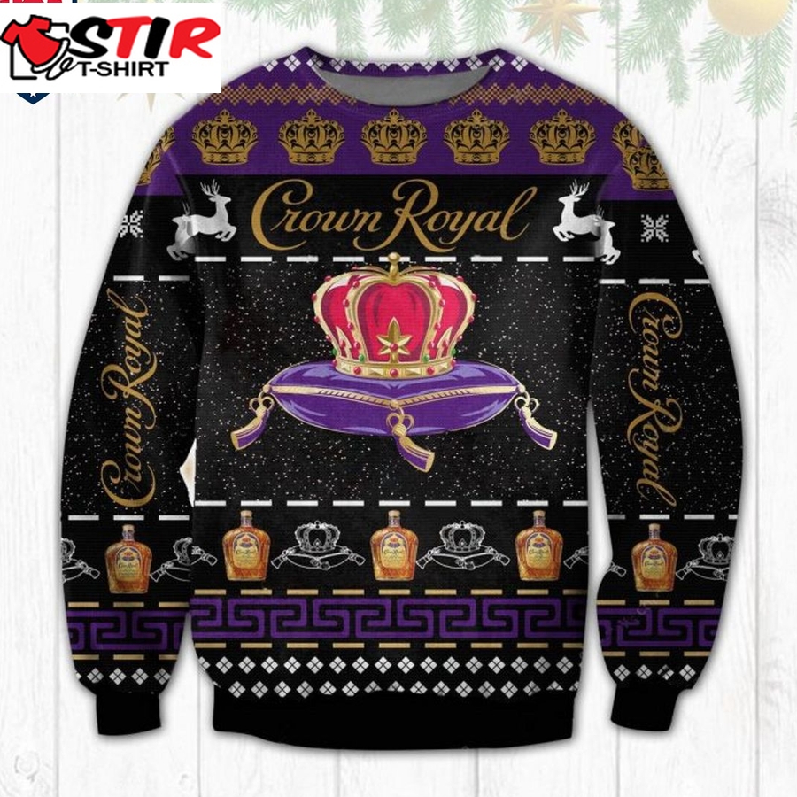Hot Crown Royal Ver 2 Ugly Christmas Sweater