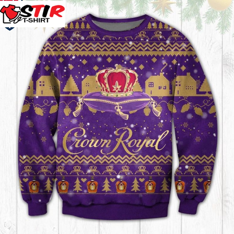 Hot Crown Royal Ver 3 Ugly Christmas Sweater