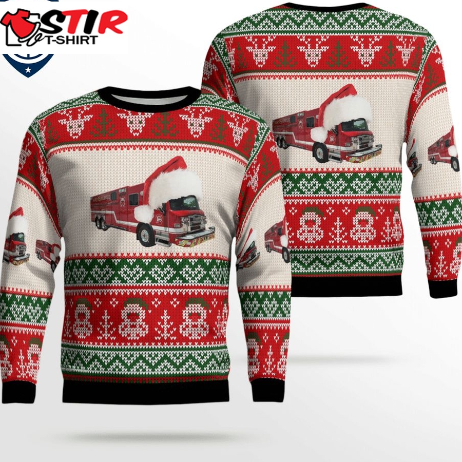Hot Dallas Fire Rescue Department 3D Christmas Sweater