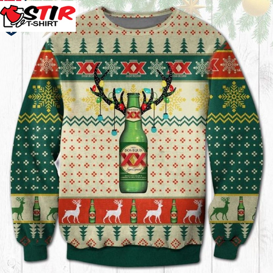 Hot Dos Equis Ugly Christmas Sweater