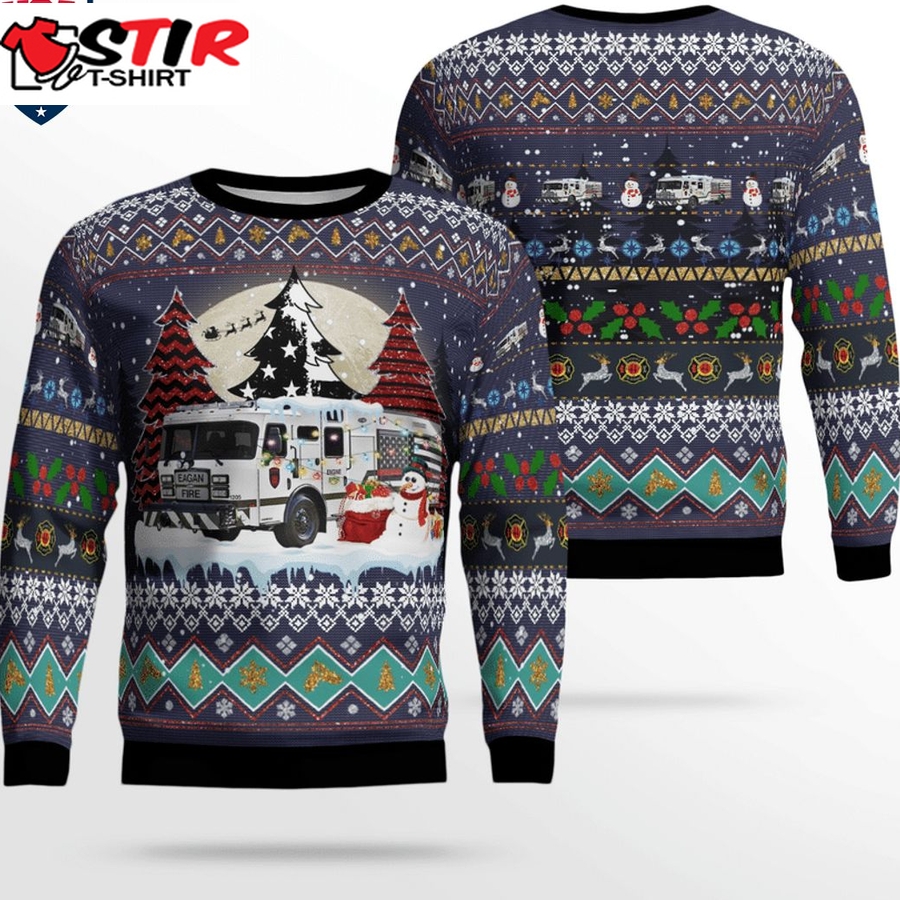 Hot Eagan Fire Department Ver 2 3D Christmas Sweater