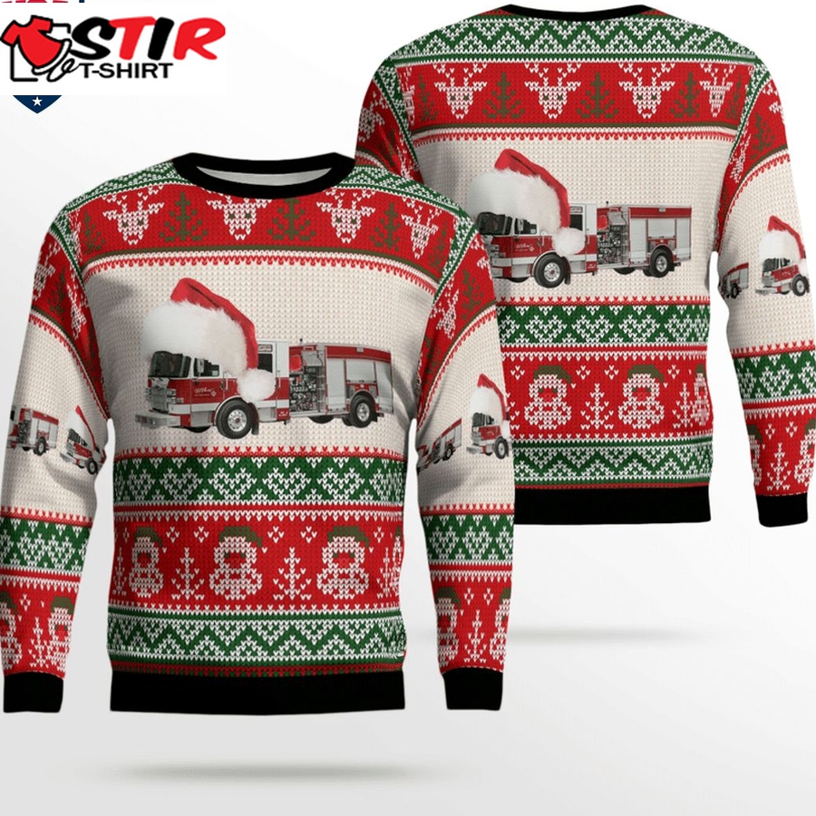 Hot El Paso Fire Department 3D Christmas Sweater