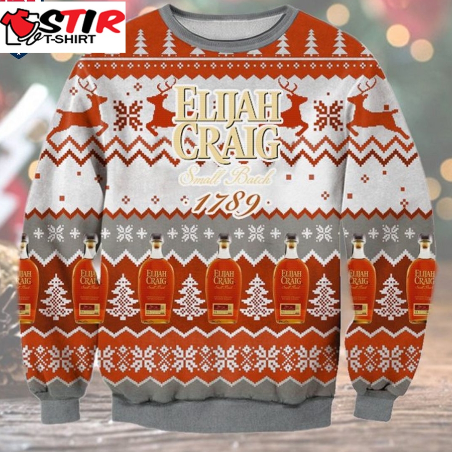 Hot Elijah Craig Ugly Christmas Sweater