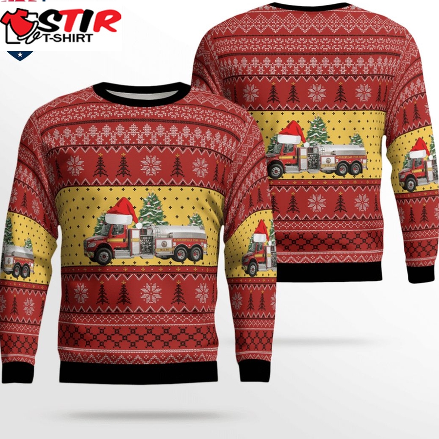 Hot Florida Jacksonville Fire And Rescue Department Ver 2 3D Christmas Sweater