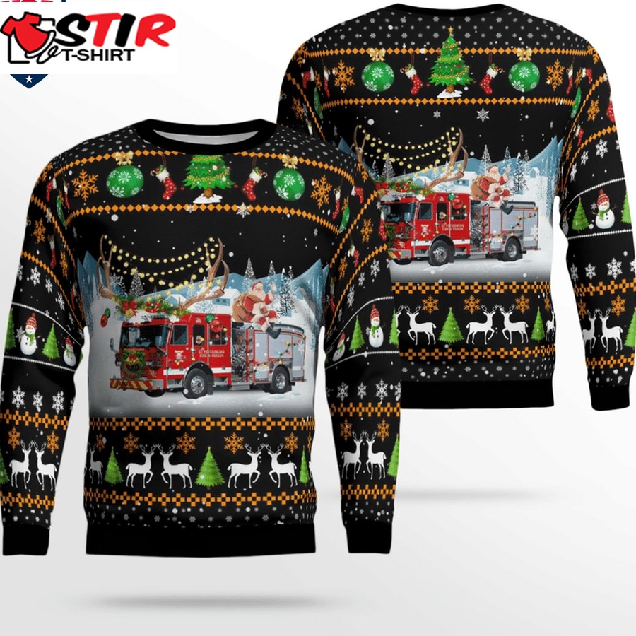 Hot Florida St Petersburg Fire Rescue Ver 2 3D Christmas Sweater