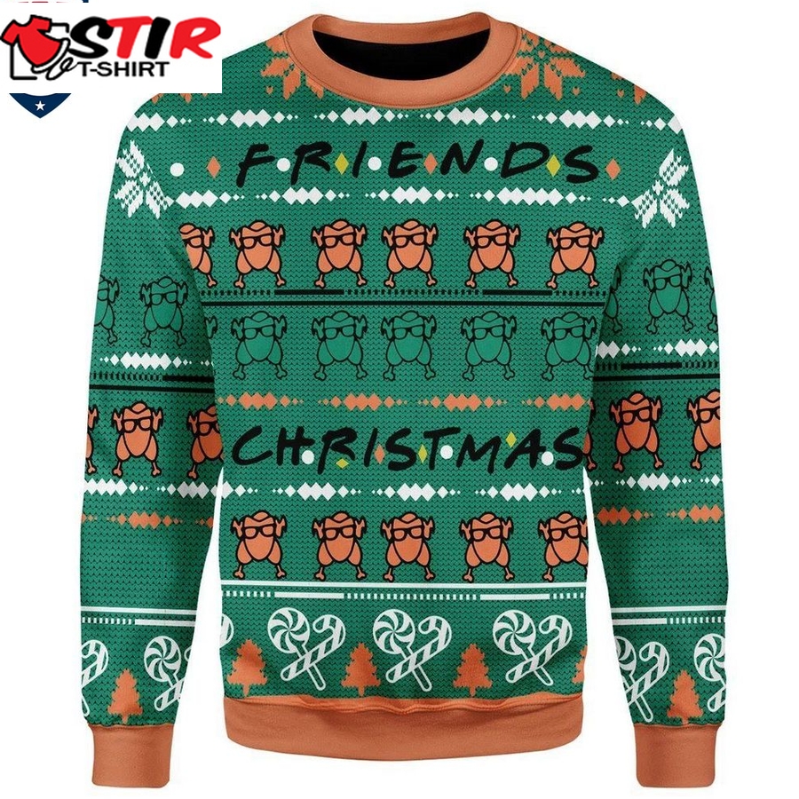 Hot Friends Turkey Ugly Christmas Sweater