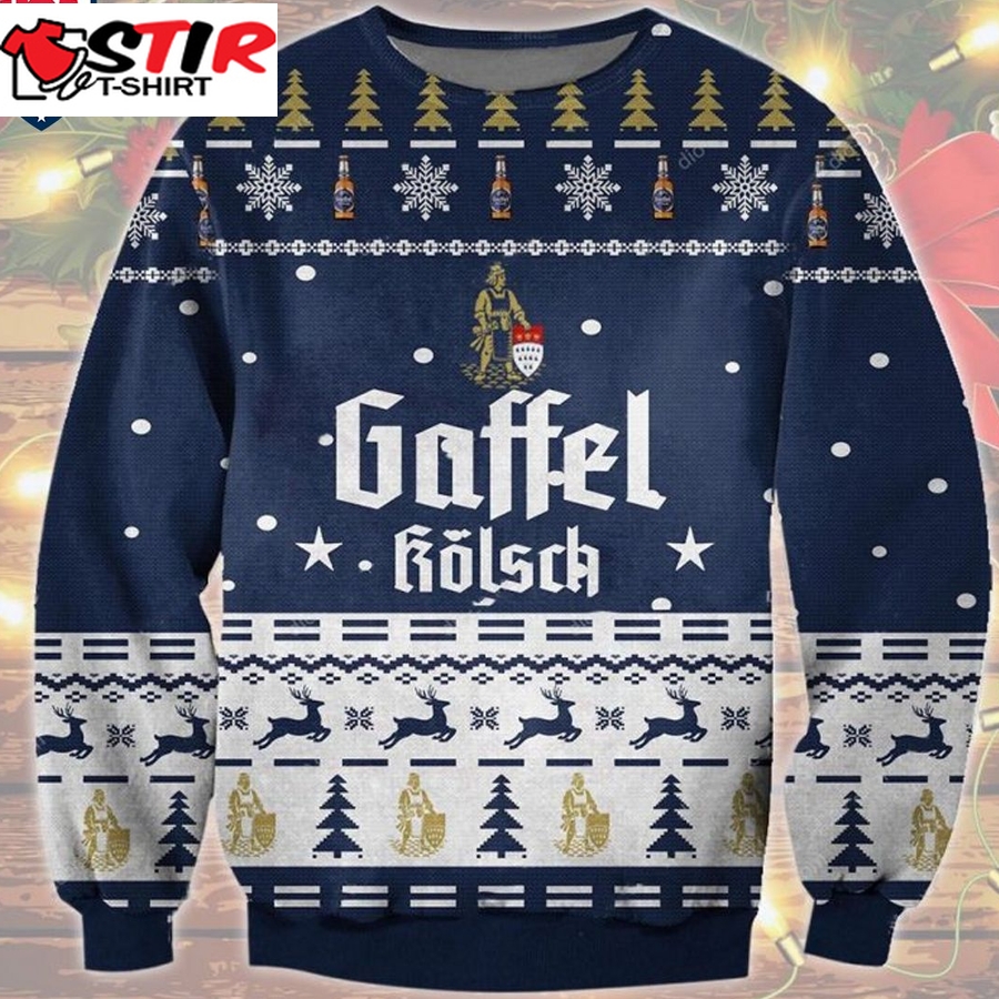 Hot Gaffel Kolsch Ugly Christmas Sweater