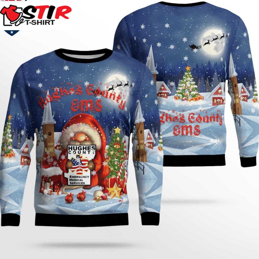 Hot Gnome Hughes County Ems Ver 1 3D Christmas Sweater