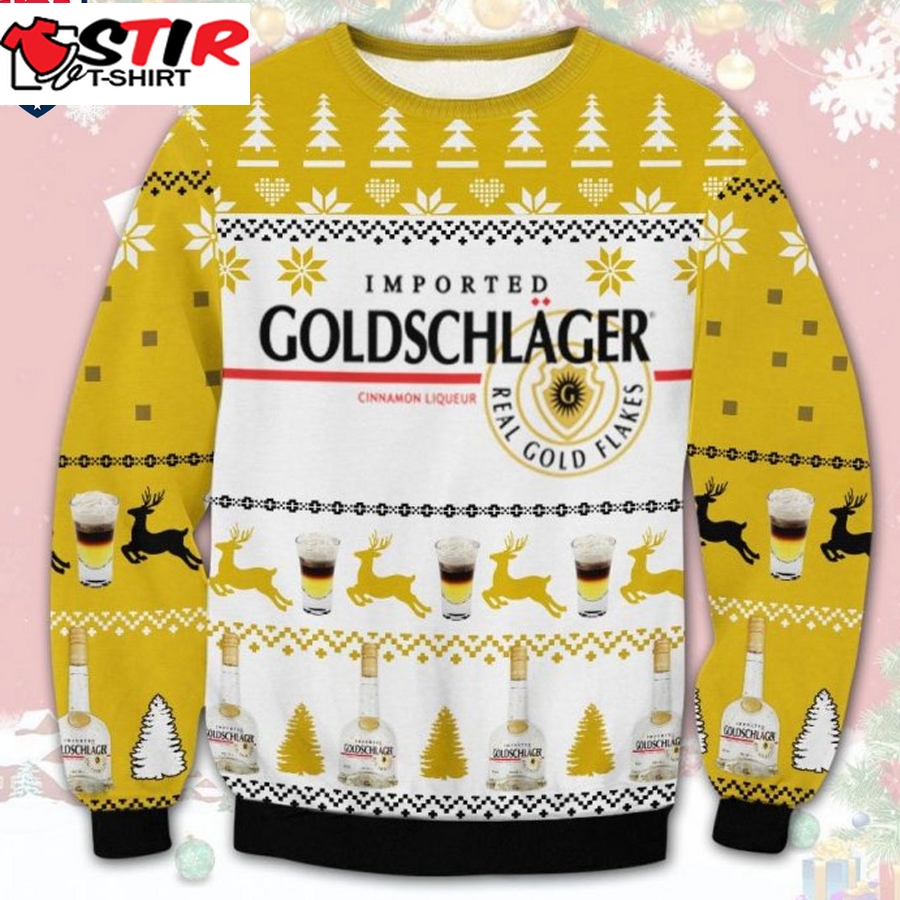 Hot Goldschlager Ugly Christmas Sweater