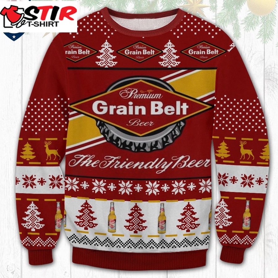 Hot Grain Belt Beer Ugly Christmas Sweater
