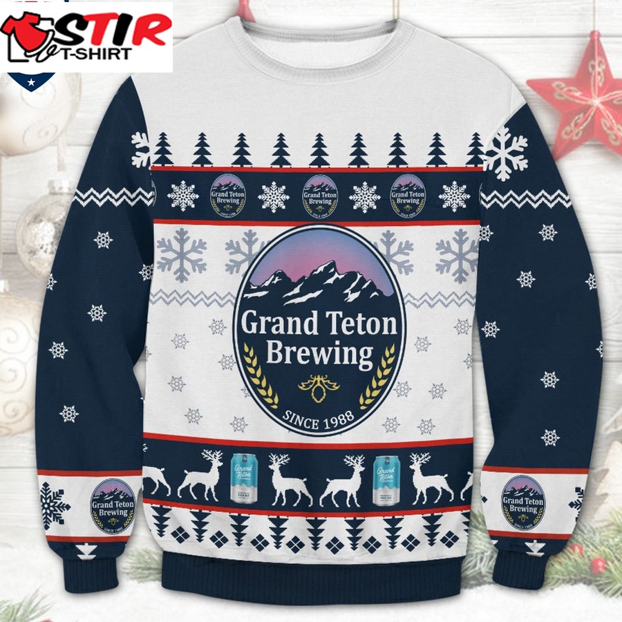 Hot Grand Teton Brewing Ugly Christmas Sweater