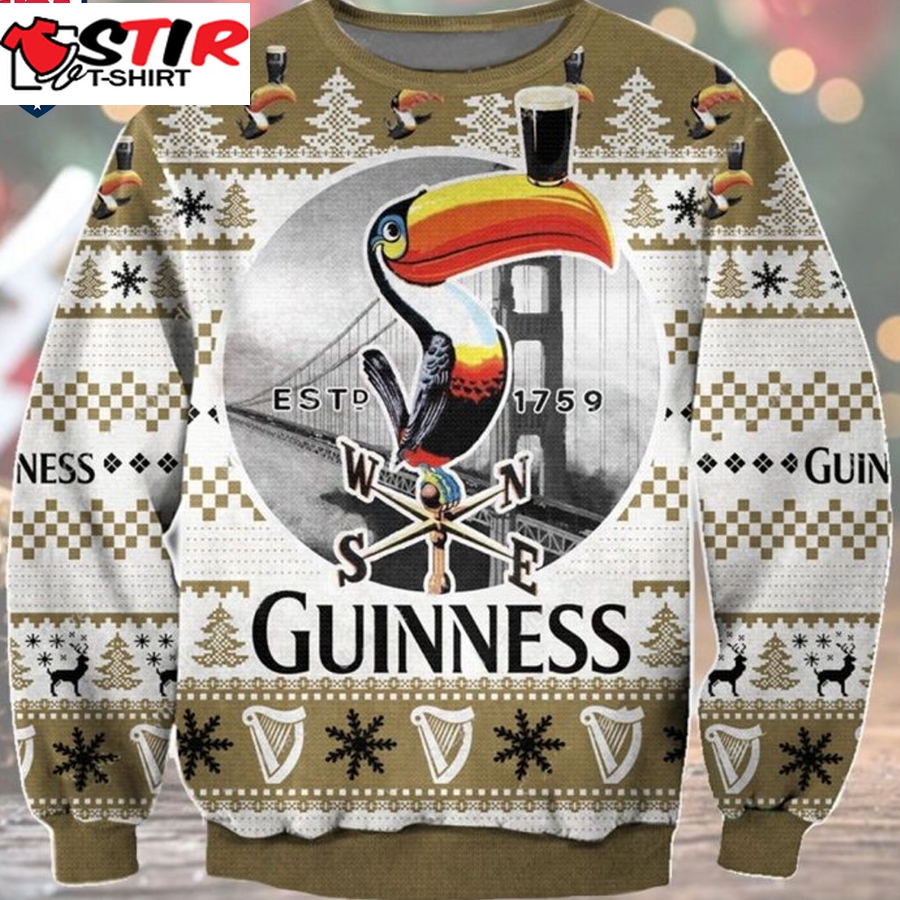 Hot Guinness Ver 1 Ugly Christmas Sweater