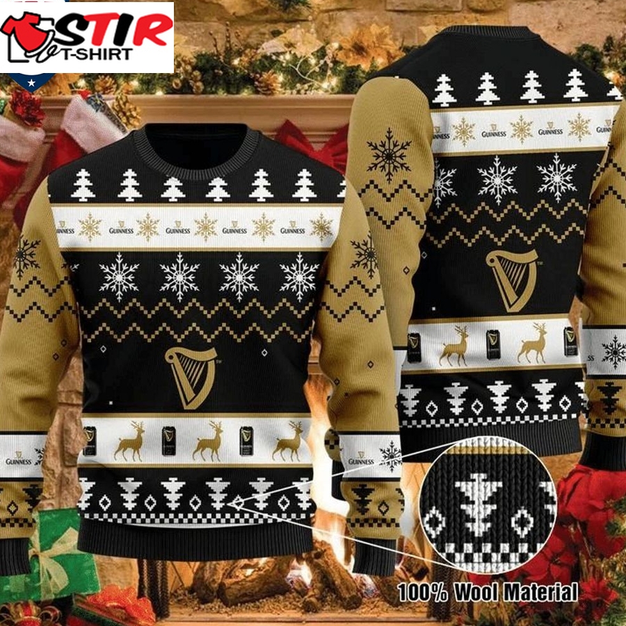 Hot Guinness Ver 4 Ugly Christmas Sweater