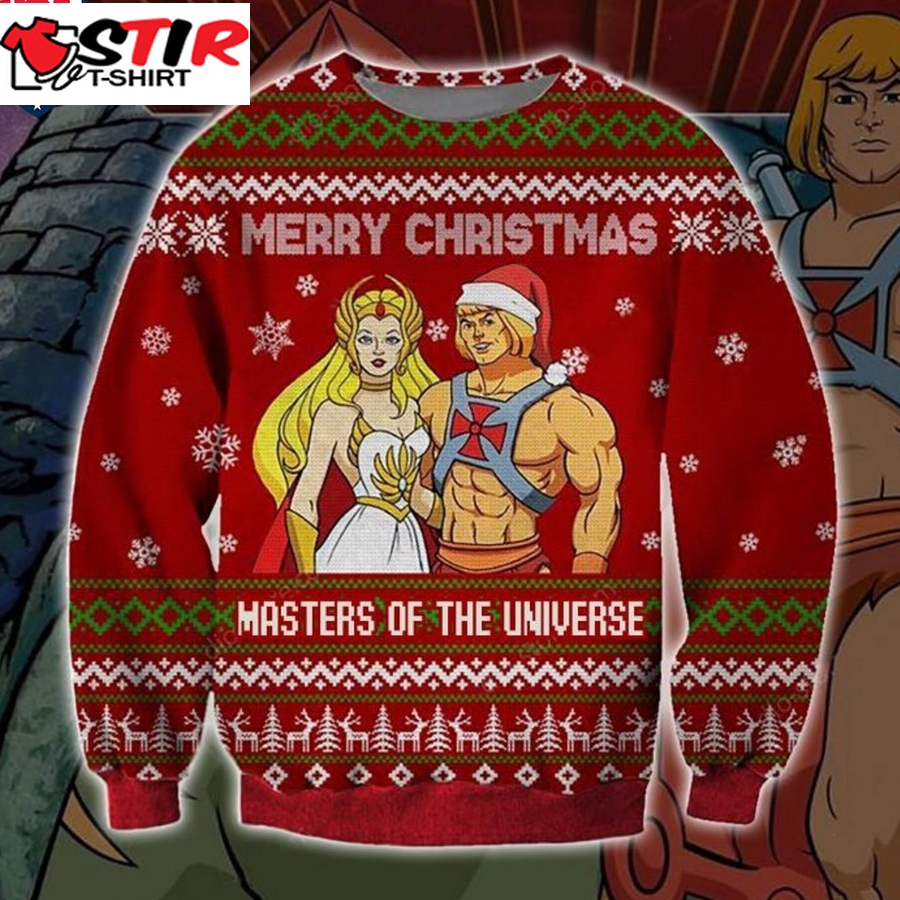 Hot He Man And She Ra Masters Of The Universe Ugly Christmas Sweater
