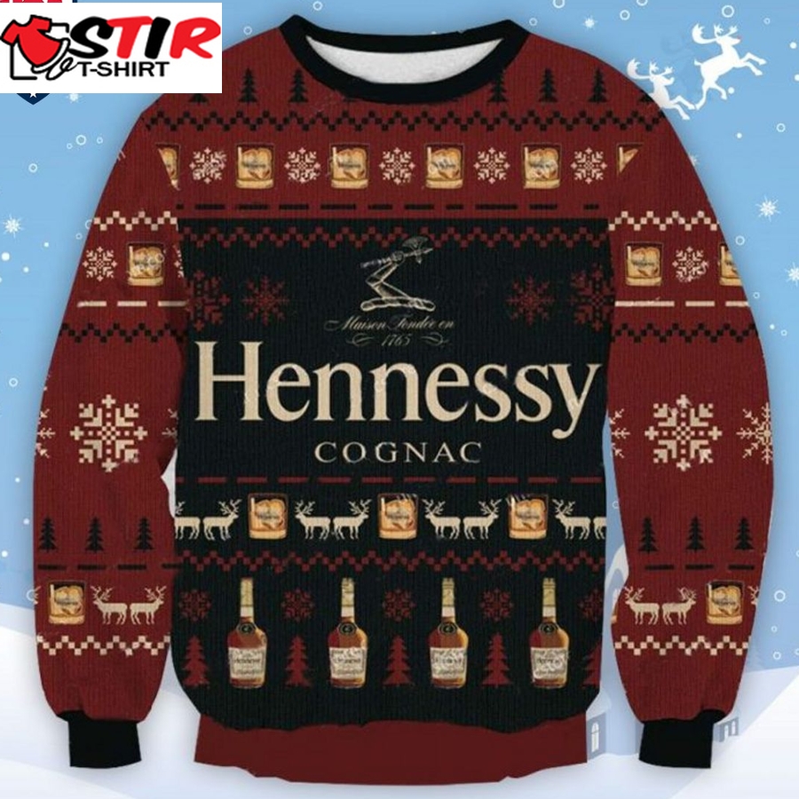 Hot Hennessy Ugly Christmas Sweater