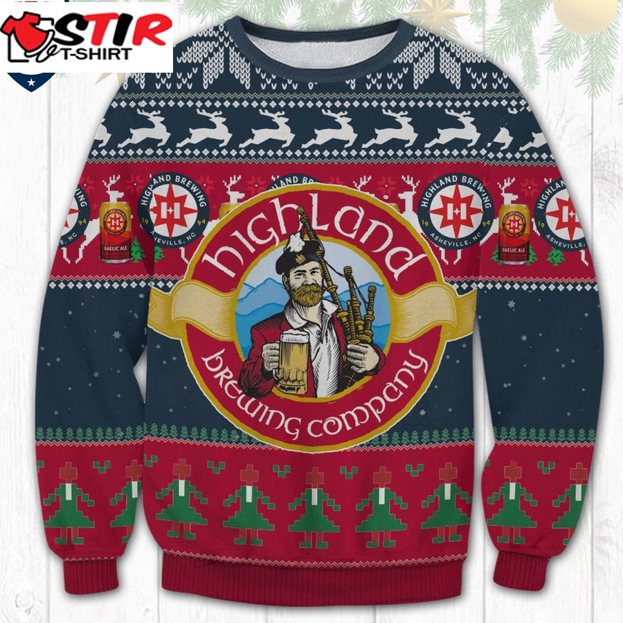 Hot Highland Brewing Company Ugly Christmas Sweater