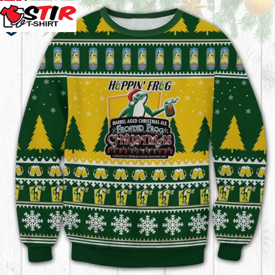 Hot Hoppin' Frog Ugly Christmas Sweater