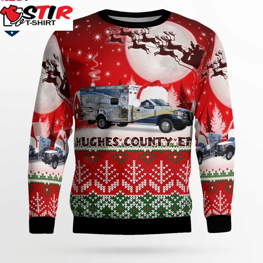 Hot Hughes County Ems Ver 5 3D Christmas Sweater
