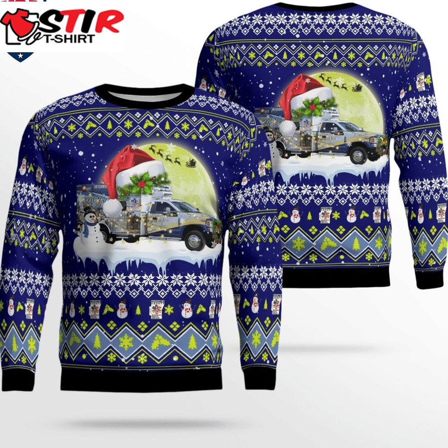 Hot Hughes County Ems Ver 6 3D Christmas Sweater