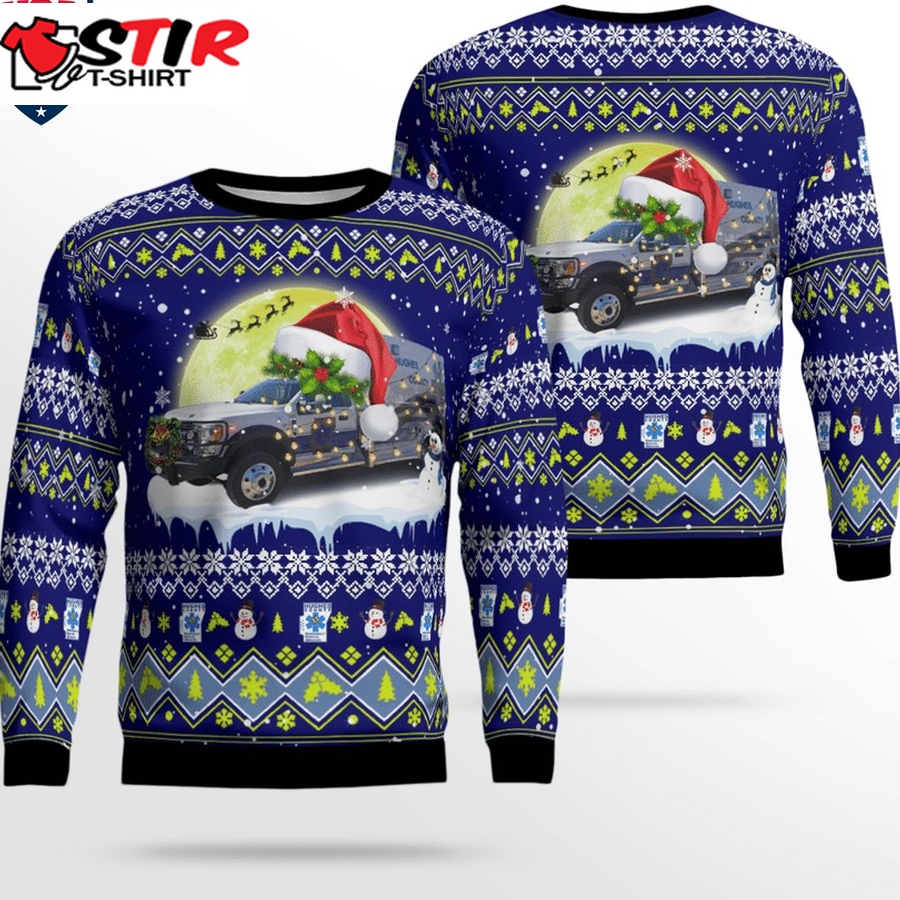 Hot Hughes County Ems Ver 7 3D Christmas Sweater