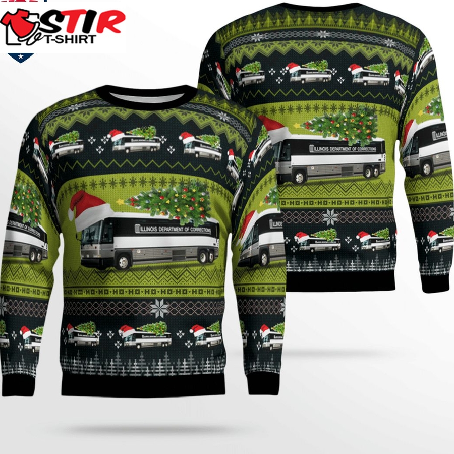 Hot Illinois Department Of Corrections 3D Christmas Sweater