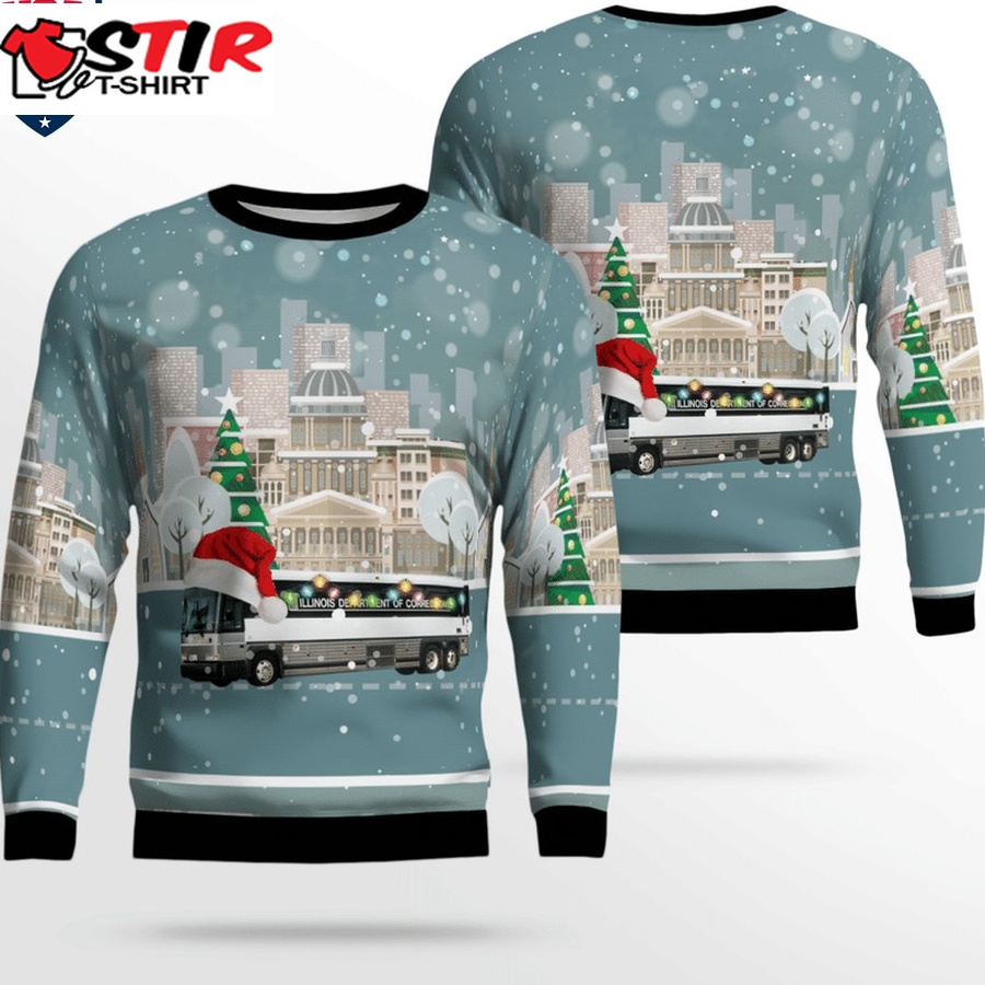 Hot Illinois Department Of Corrections Ver 3 3D Christmas Sweater