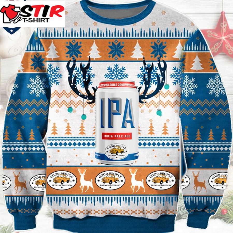 Hot Indian Pale Ale Ugly Christmas Sweater