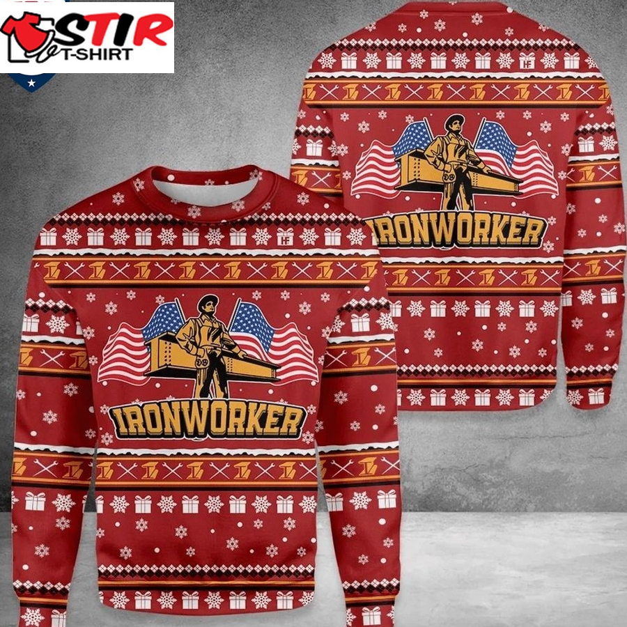 Hot Ironworker Ver 1 Ugly Christmas Sweater