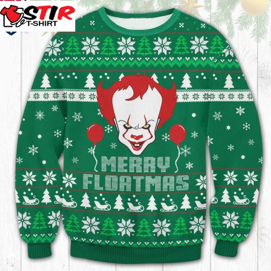 Hot It Pennywise Merry Floatmas Ugly Christmas Sweater