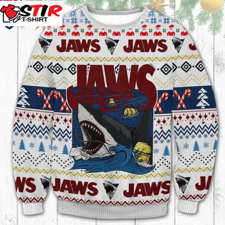 Hot Jaws Ugly Christmas Sweater