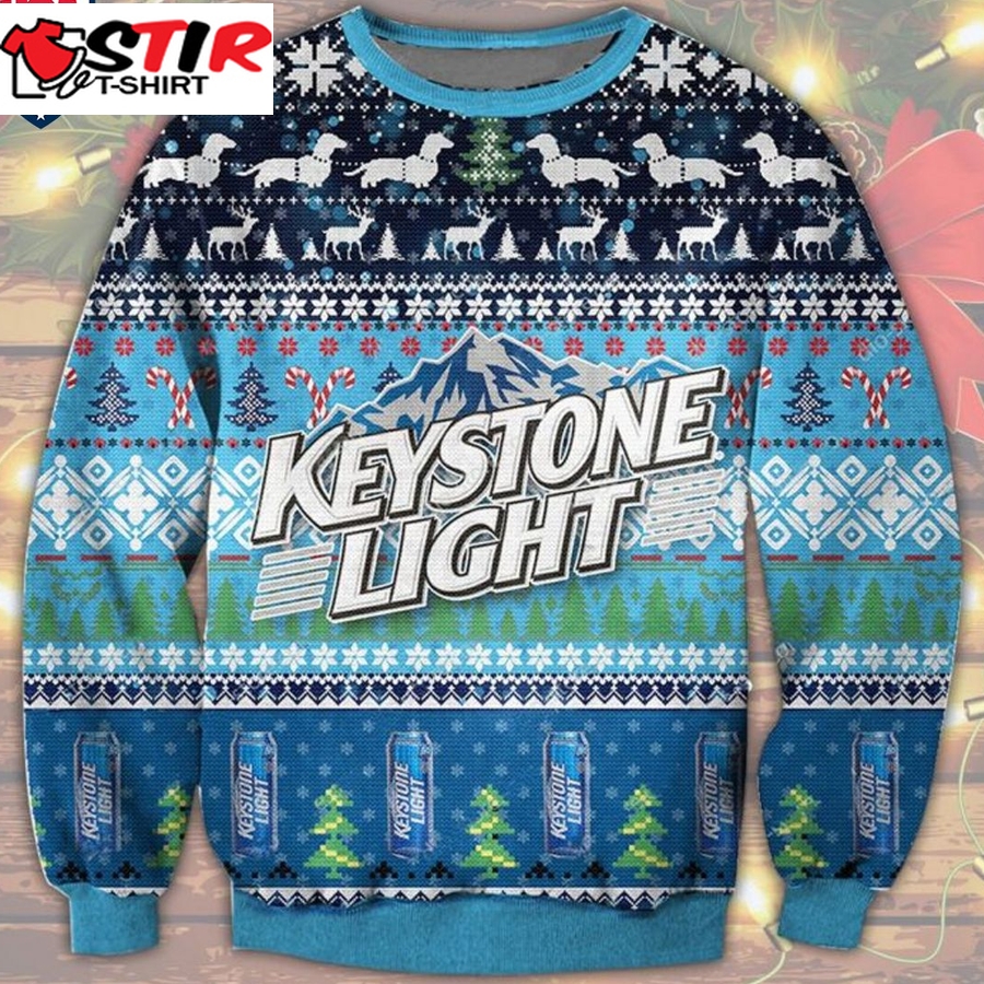 Hot Keystone Light Ver 2 Ugly Christmas Sweater
