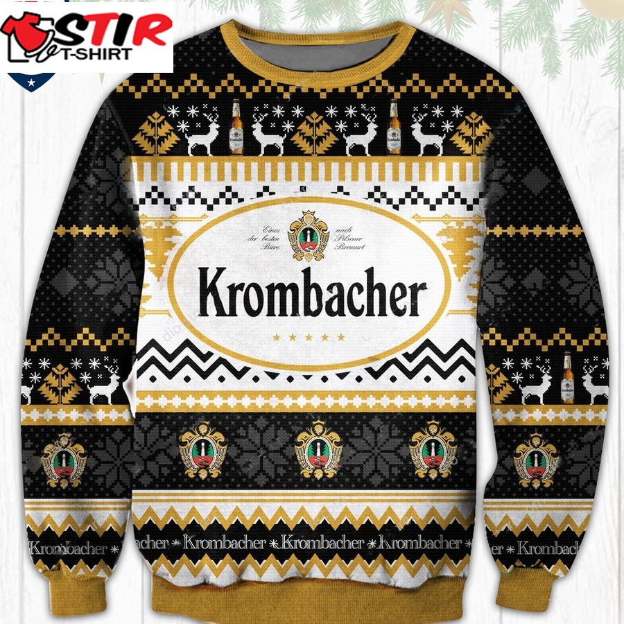 Hot Krombacher Ugly Christmas Sweater
