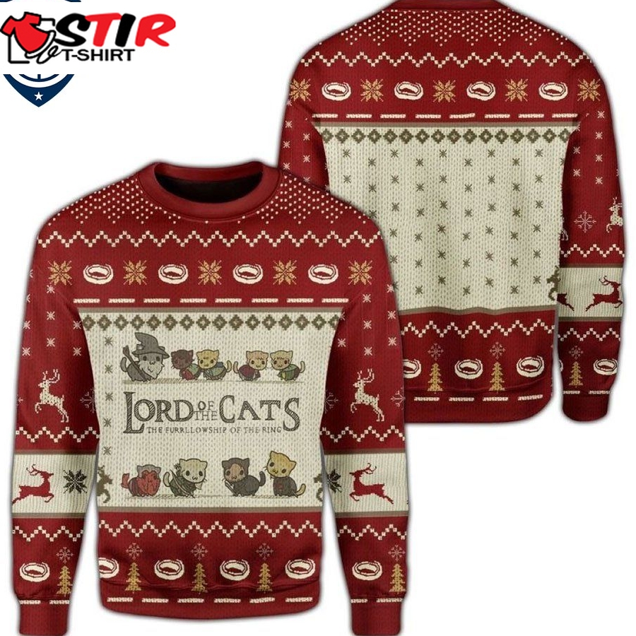 Hot Lotr Lord Of The Cats Ugly Christmas Sweater