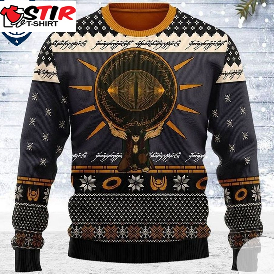 Hot Lotr The Eye Of Sauron Ugly Christmas Sweater