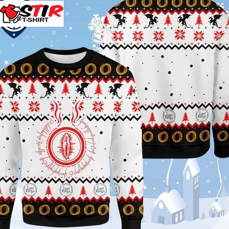 Hot Lotr The One Ring Ugly Christmas Sweater