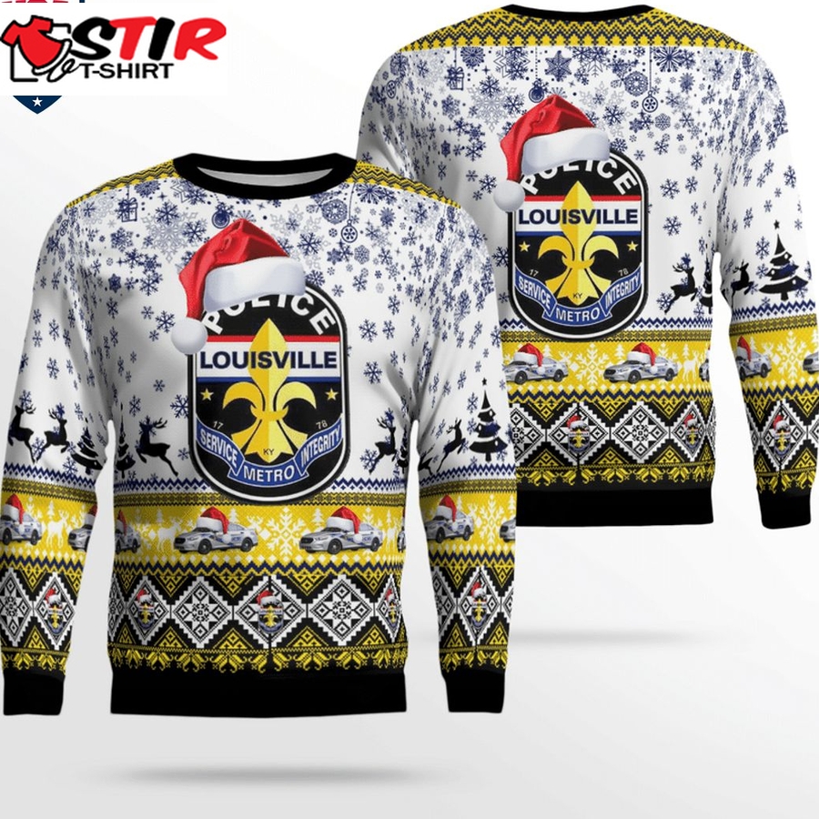 Hot Louisville Metro Police Department 3D Christmas Sweater