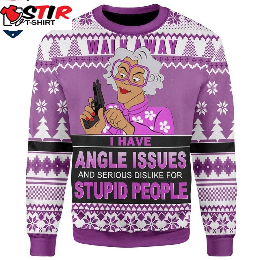 Hot Madea Walk Away Ugly Christmas Sweater