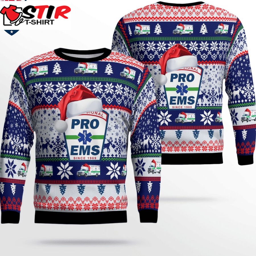 Hot Massachusetts Pro Ems Ver 5 3D Christmas Sweater