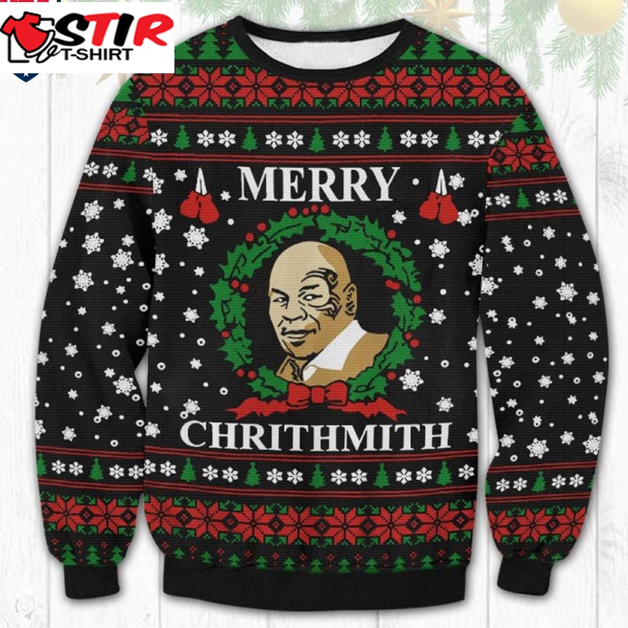 Hot Mike Tyson Merry Chrithmith Ugly Christmas Sweater