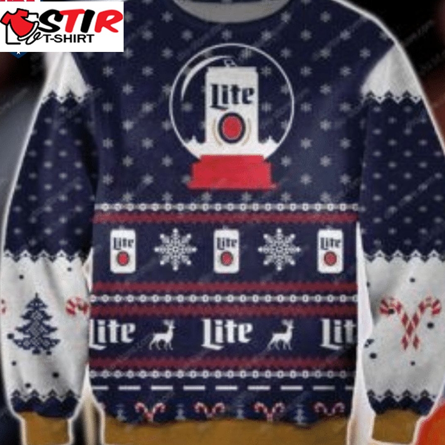 Hot Miller Lite Ugly Christmas Sweater