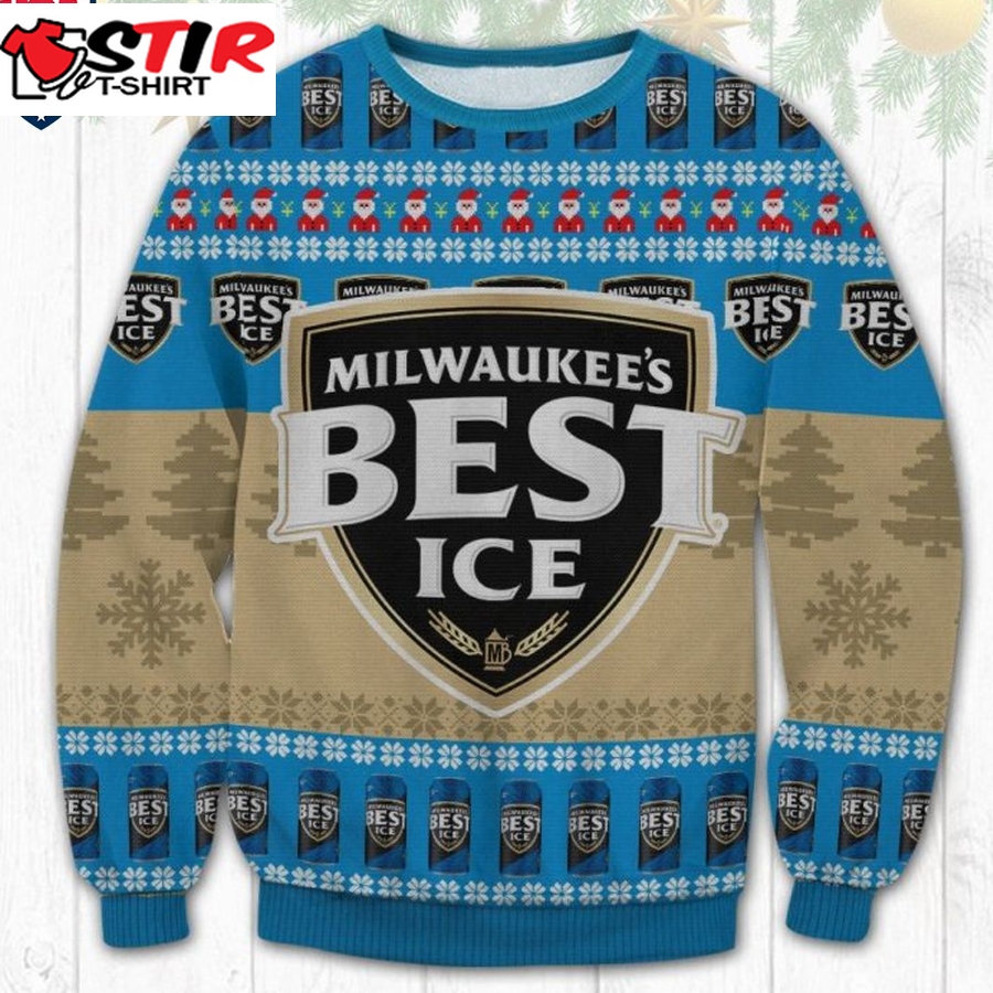 Hot Milwaukee's Best Ice Ver 2 Ugly Christmas Sweater