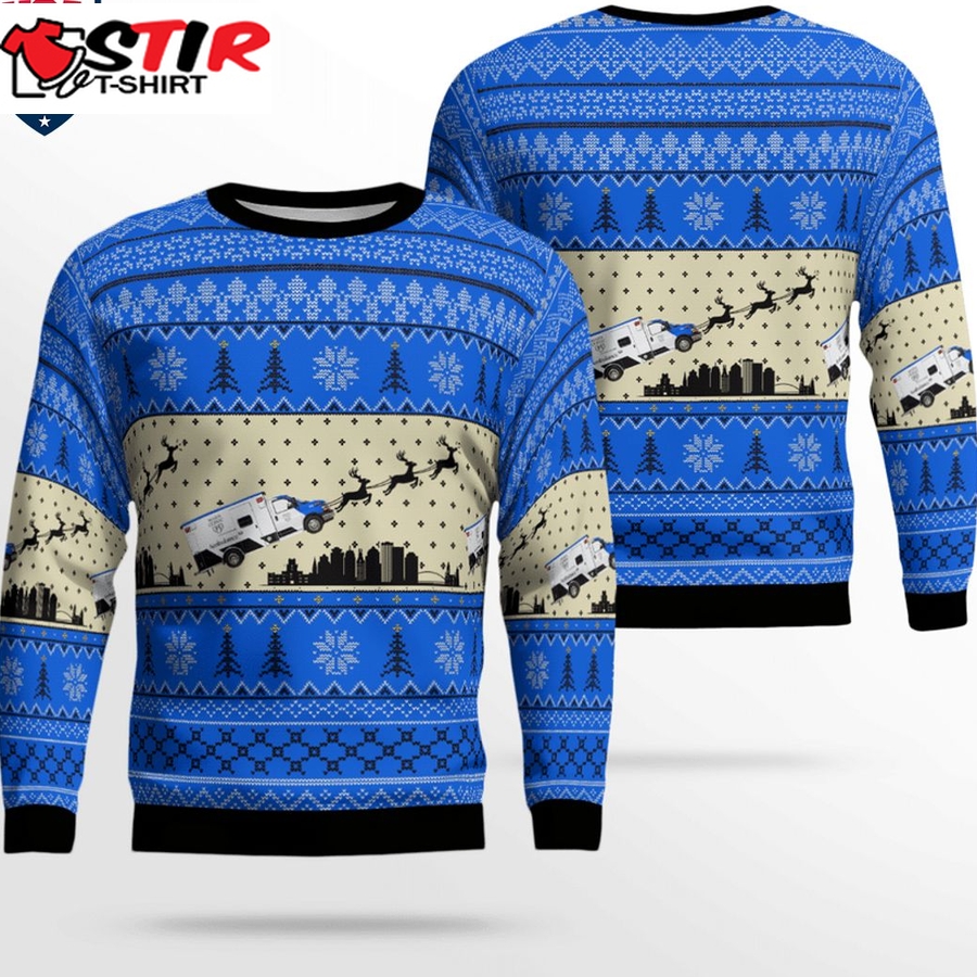 Hot Minnesota Mayo Clinic Ambulance Service Ver 3 3D Christmas Sweater