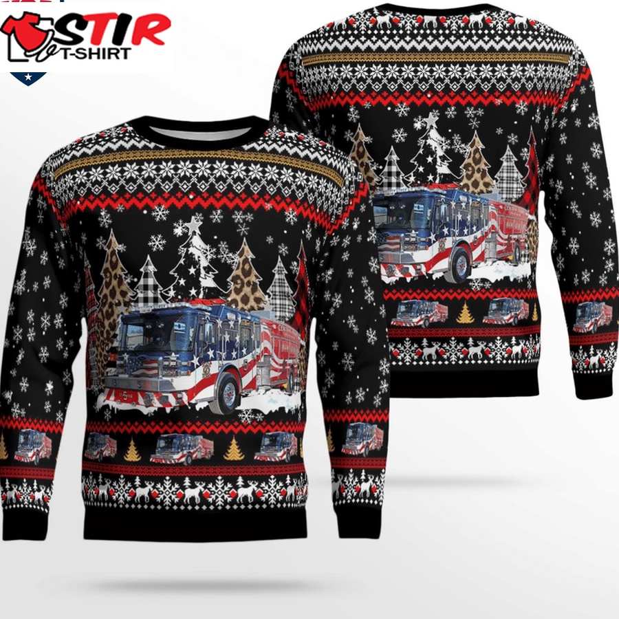 Hot Missouri Central County Fire & Rescue 3D Christmas Sweater