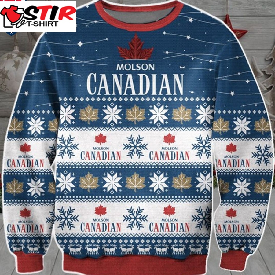 Hot Molson Canadian Ugly Christmas Sweater
