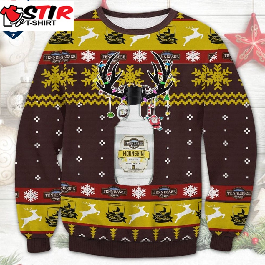 Hot Moonshine Ugly Christmas Sweater