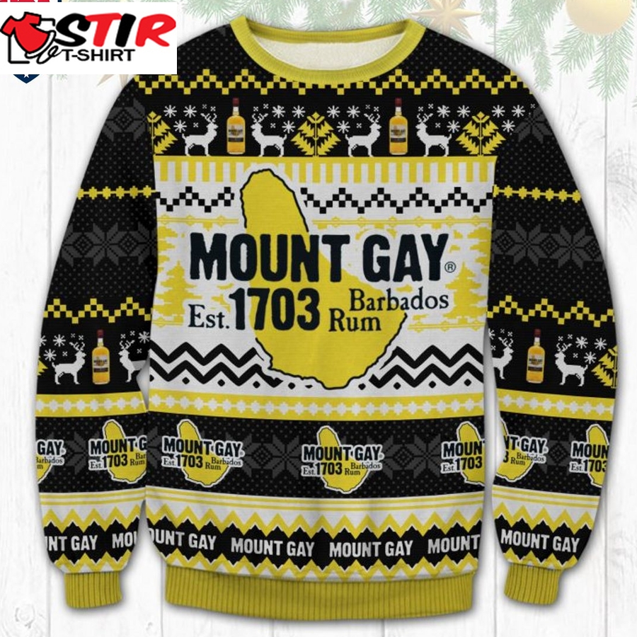 Hot Mount Gay Ugly Christmas Sweater