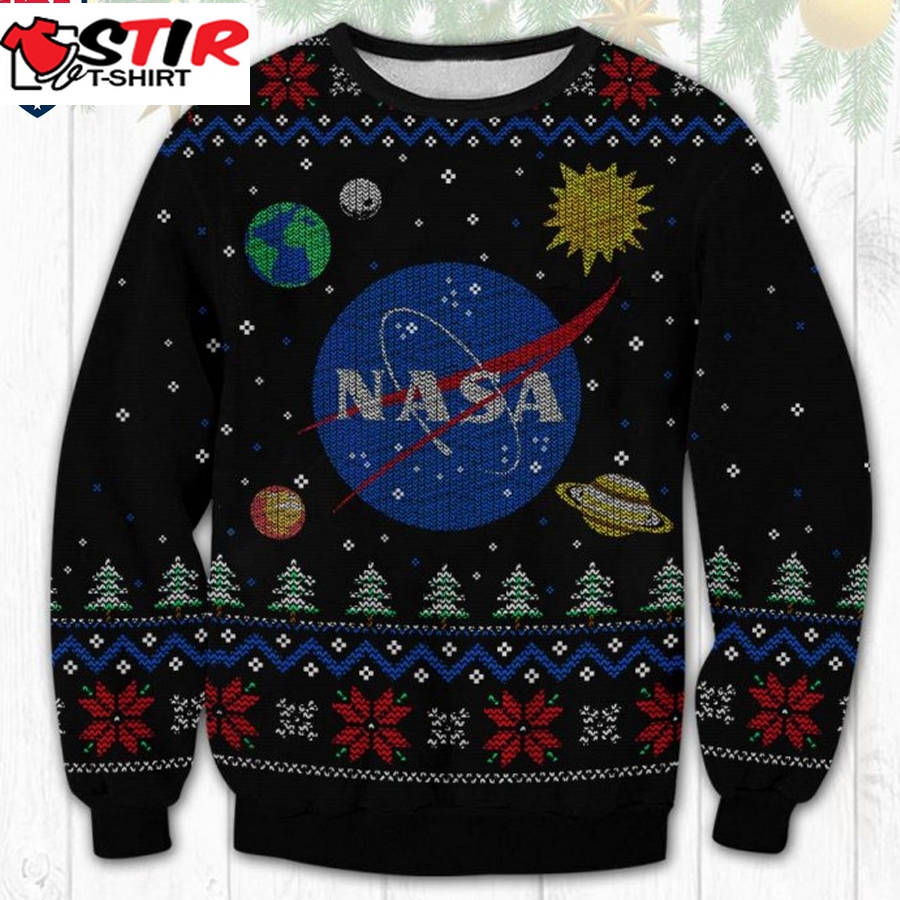 Hot Nasa Ugly Christmas Sweater